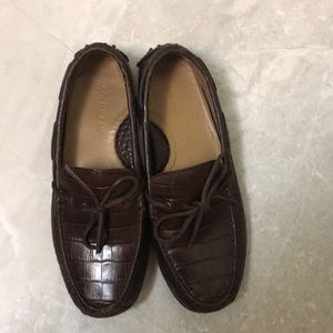 Grant Diver Chestnut Croc Print